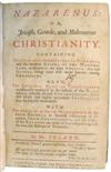 TOLAND, JOHN. Nazarenus: or, Jewish, Gentile, and Mahometan Christianity.  1718